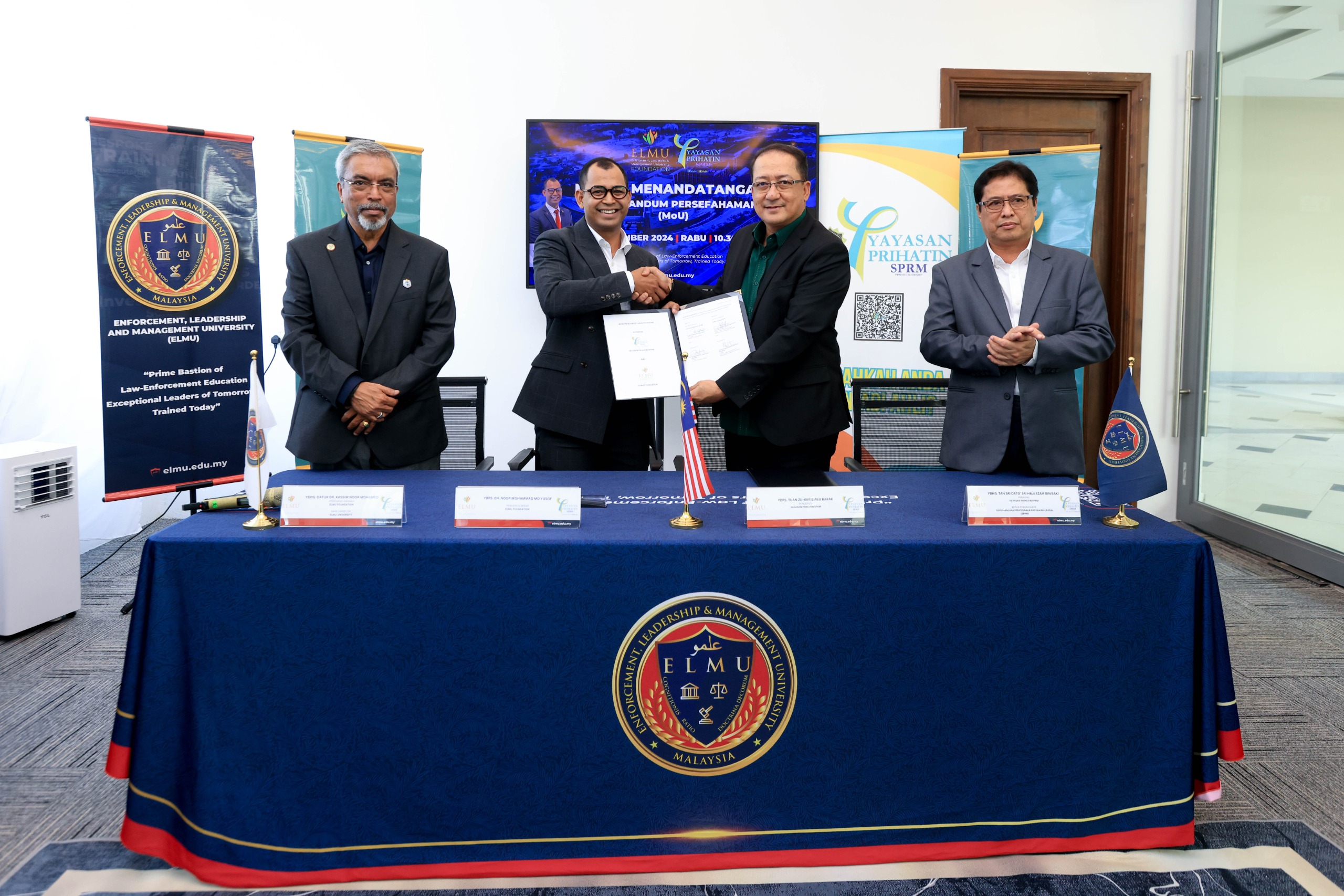 Yayasan Prihatin SPRM Dan Yayasan ELMU Meterai Memorandum Persefahaman